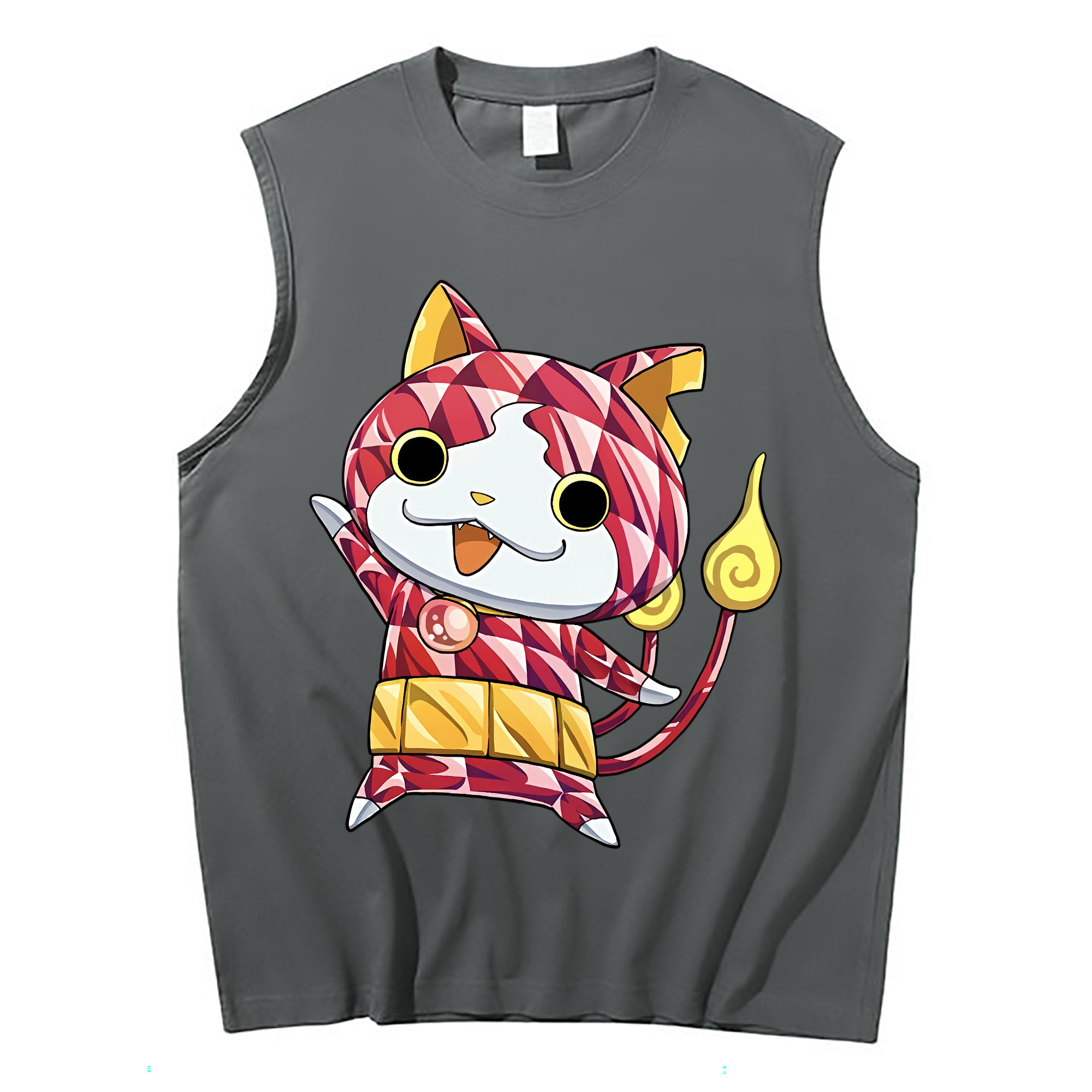 （画像用） 妖怪ウォッチ Yo-kai Watch コットン100％タンクトップ（フロントプリント）